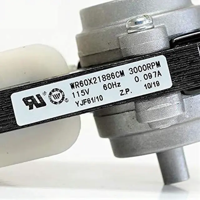 Alt view image 6 of 7 - Evaporator Fan Motor for General Electric, AP5958008, PS10066585, WR60X21886