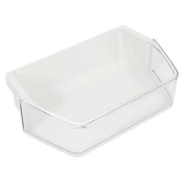 Alt view image 3 of 7 - WPW10493524 Refrigerator Door Shelf Compatible with Whirlpool Door Shelf Bin W10493524 WRF736SDAB10 WRF736SDAF10 Refrigerator Door Bin Replacement White+Clear Plastic