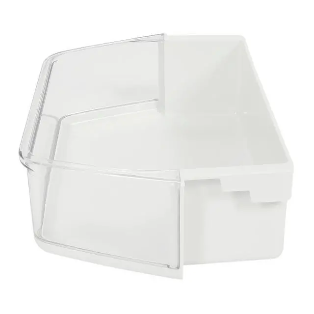Alt view image 5 of 7 - WPW10493524 Refrigerator Door Shelf Compatible with Whirlpool Door Shelf Bin W10493524 WRF736SDAB10 WRF736SDAF10 Refrigerator Door Bin Replacement White+Clear Plastic