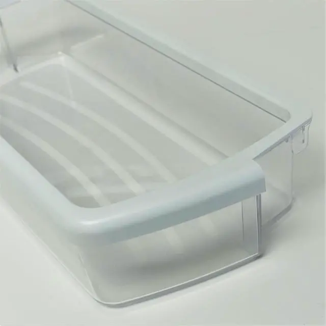 Alt view image 2 of 4 - Compatible with Clear Refrigerator Door Bin Shelf for Whirlpool models ED5FVAXWL00 ED5FVAXWL01 ED5FVGXVS01 ED5FVGXWS00 ED5FVGXWS01 ED5FVGXWS02 ED5FVGXWS05 ED5FVGXWS06 ED5HBEXTB01