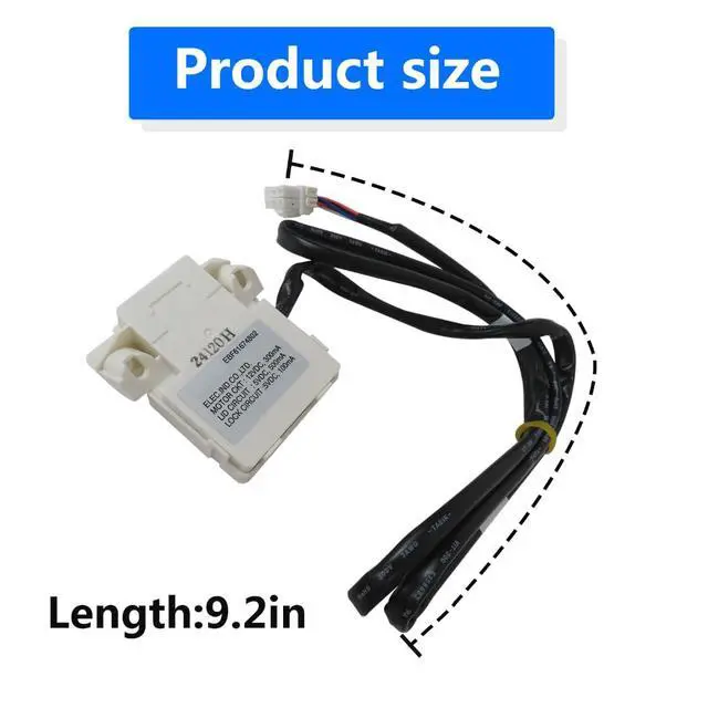 Alt view image 2 of 5 - Washer Lid Lock Switch Part Fit for LG Models WT7500CW WT7600HKA WT7200CW WT7700HVA,Replaces Part# EBF61674802 EBF60665201 PS8751171