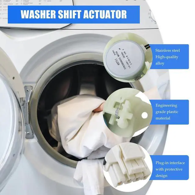 Alt view image 3 of 7 - Upgrded WH03X30517 Washer Shift Actuator & WH01X27538 Drive Belt & WH05X24185 Clutch & WH01X24434 Spring for GE Washing Machine PTW700BPT0DG PTW905BPT0RS PTW705BST0RS PTW905BST0WS, Update by