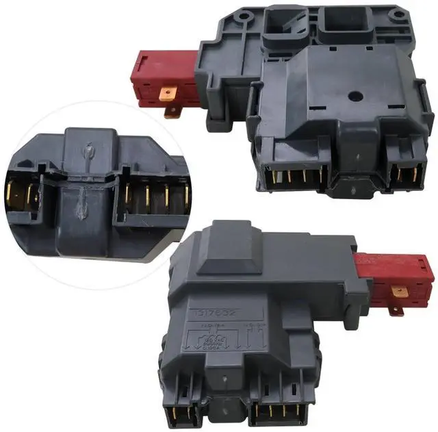 Alt view image 4 of 7 - 131763256 Washer Door Latch Lock Lid Switch Assembly for Frigidaire Affinity Washer Washing Machine Models ATF6700FS1 ATF6700FS2 ATF7000EE0 ATF7000EG0 ATF7000EP0 ATF7000ES0 by