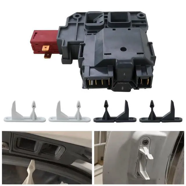 Alt view image 6 of 7 - 131763256 Washer Door Latch Lock Lid Switch Assembly for Frigidaire Affinity Washer Washing Machine Models ATF6700FS1 ATF6700FS2 ATF7000EE0 ATF7000EG0 ATF7000EP0 ATF7000ES0 by