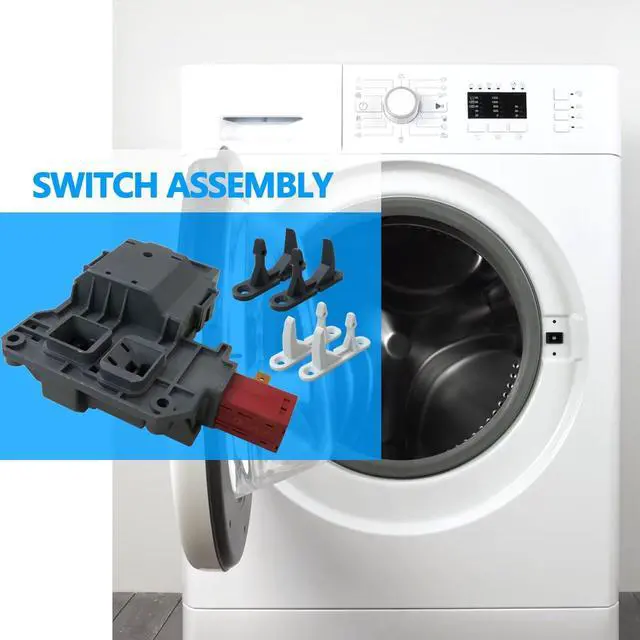 Alt view image 7 of 7 - 131763256 Washer Door Latch Lock Lid Switch Assembly for Frigidaire Affinity Washer Washing Machine Models ATF6700FS1 ATF6700FS2 ATF7000EE0 ATF7000EG0 ATF7000EP0 ATF7000ES0 by