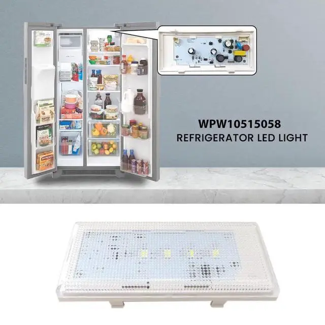 Alt view image 3 of 7 - Superior W10515058 LED Light Compaitble with Models 106.51122211, 106.51123210, 106.51123211, 106.51124210, 106.51124211, 106.51129210, 106.51129211