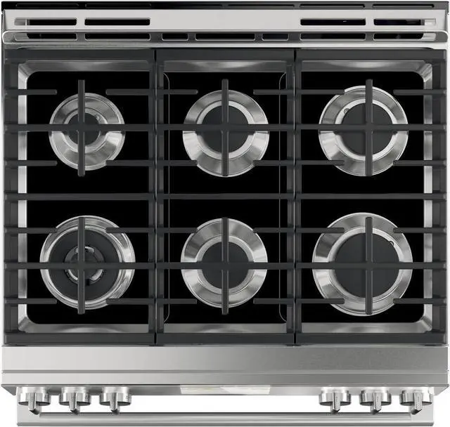 Main image of Premium Plus Stove Protectors for GE Gas Range Model CGS995EEL1DS, Custom Cut, Easy to Clean Stove Liner, Made in the USA