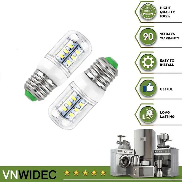 Alt view image 7 of 7 - Refrigerator Light Bulb for Frigidaire LFSS2312TD0 FFSS2615TS0 LFSS2312TD1 | Fits Frigidaire LFSS2612TD1, LGHT1837NF2, LGHT1837NF3, LGHT1837NF4, LGHT1837NF5, LGHT1837NF6, LGHT2137LE0, LGHT2137LE1
