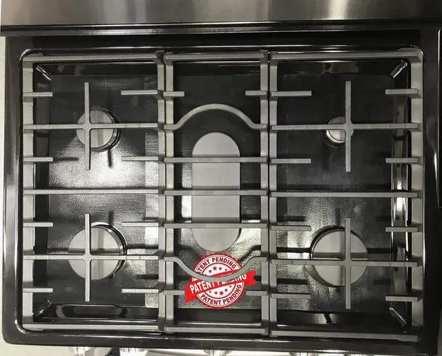 Alt view image 6 of 6 - Premium Plus Stove Protectors for GE Gas Range Model CGS995EEL1DS, Custom Cut, Easy to Clean Stove Liner, Made in the USA