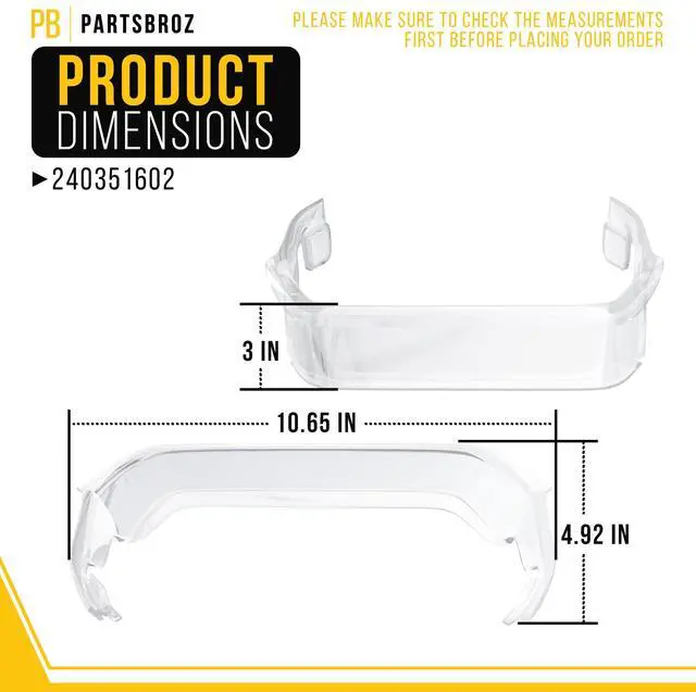Alt view image 2 of 7 - Freezer Door Bin for Frigidaire FGSS2635TF1