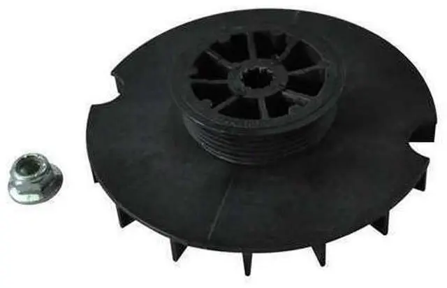 Main image of WH03X32218 for GE 1/3 Hp Motor Pulley & Nut WH39X27601, WH49X25378 for Hotpoint