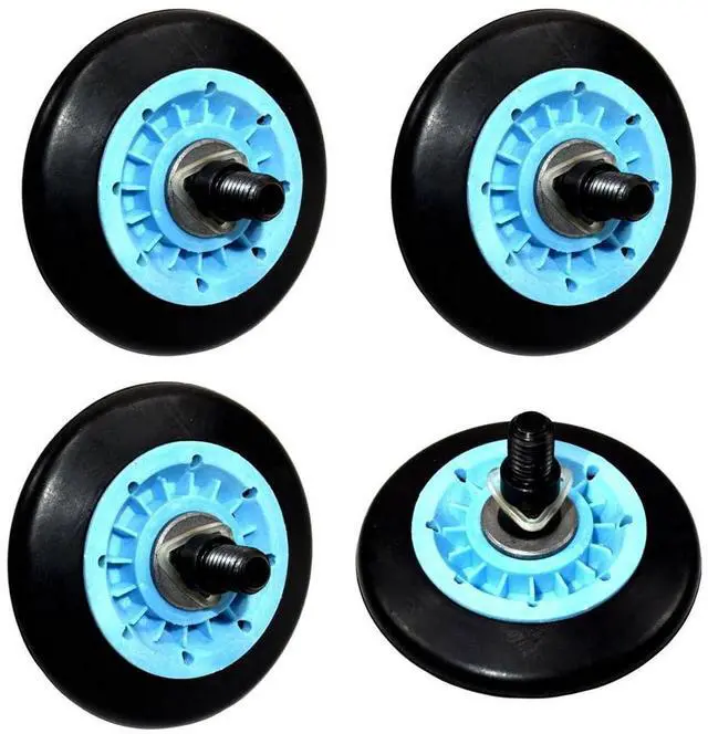 Main image of 4-Pack Dryer Drum Support Roller Compatible with Samsung DV400 DV500 DV5400 DVE45-DVE60 Series