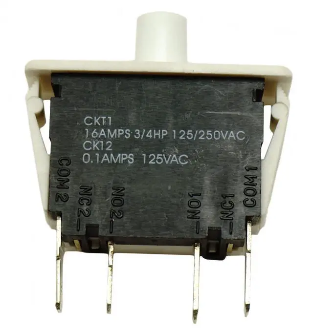 Alt view image 4 of 4 - M406103 Dryer Door Switch Replaces for AP2404268 203828 M406313 Fits for Huebsch Speed Queen SCB30WE SCB30XG SCD32DG ST30WE ST30WG