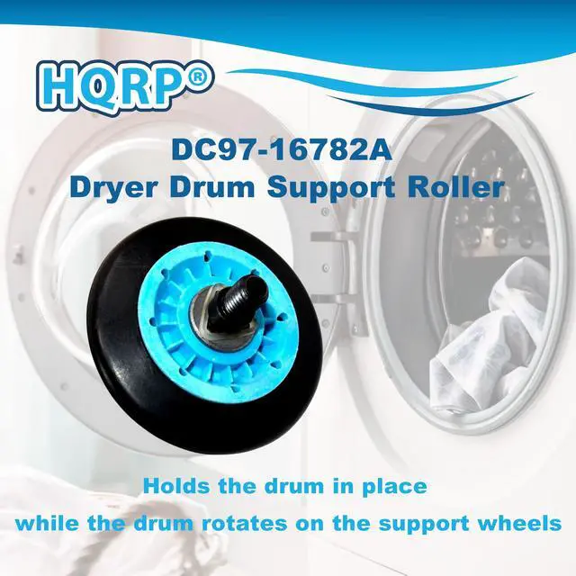 Alt view image 6 of 7 - 4-Pack Dryer Drum Support Roller Compatible with Samsung DV400 DV500 DV5400 DVE45-DVE60 Series