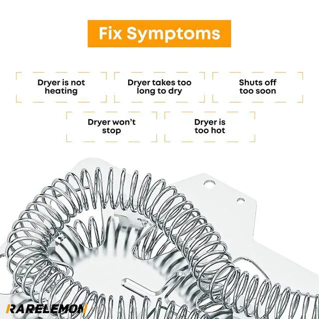 Alt view image 4 of 7 - DC47-00019A Dryer Heating Element Compatible with Samsung DV350AEW/XAA-0000, DV338AEB/XAA-0000, DV350AEP/XAA-0000, DV219AEB/XAA-0000 Dryers