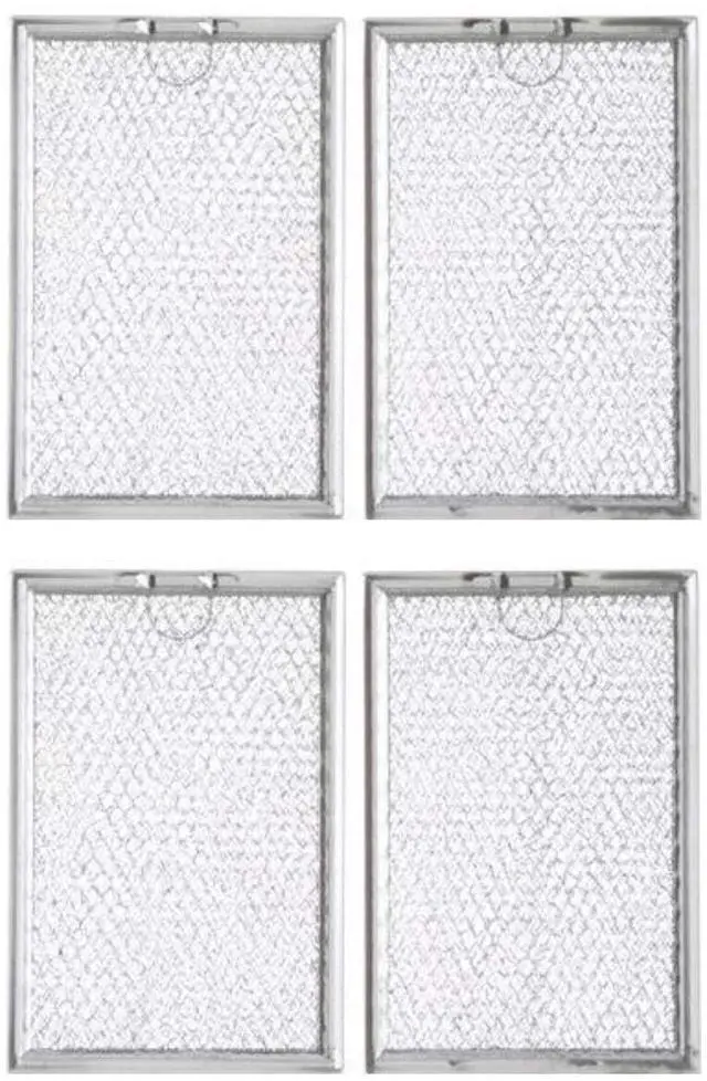 Main image of Replacement HD Supply 304506 Compatible Replacement Aluminum Filters - 5 x 7-5/8 x 3/32" (4-Pack)