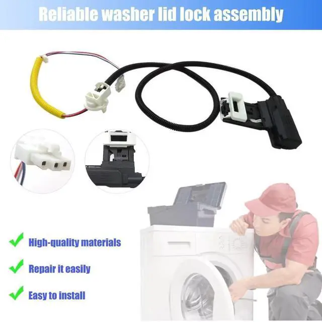 Alt view image 6 of 6 - New Version W11307244 W10682535 Washer Lid Lock Switch Replacement for Maytag MVWC465HW0, MVWC565FW0, MVWC215EW1, MVWC415EW1