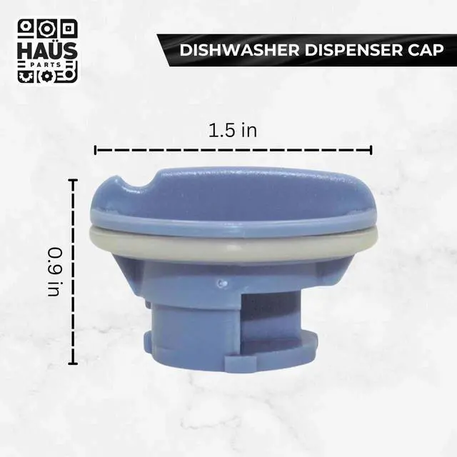 Alt view image 2 of 7 - 8558307 Dishwasher Dispenser Cap Compatible with Top Brand Replacement With 8558310, AP6013204, 8193984, WP8558307VP, PS11746426, W10077881 and AP6013204 (6)
