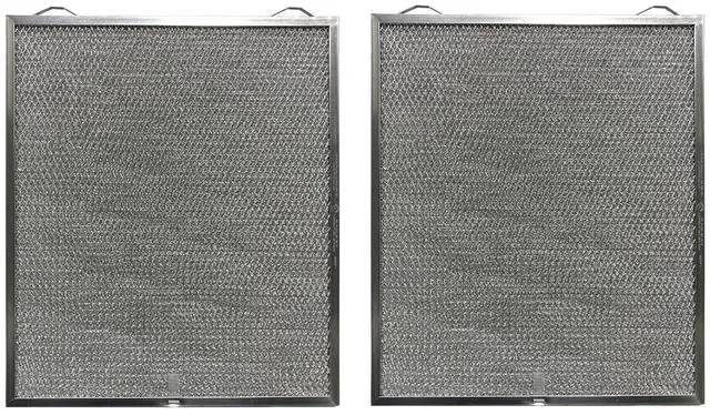 Main image of Replacement For S99010436, 99010436 Broan Nutone 12.84 x 13.69 x 0.38 Inches Range Hood Aluminum Mesh Grease Vent Filter 2-Pack