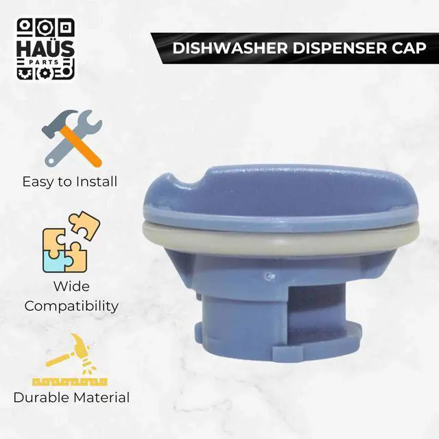 Alt view image 4 of 7 - 8558307 Dishwasher Dispenser Cap Compatible with Top Brand Replacement With 8558310, AP6013204, 8193984, WP8558307VP, PS11746426, W10077881 and AP6013204 (6)