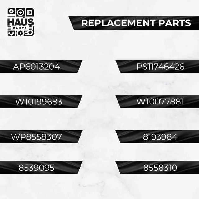 Alt view image 7 of 7 - 8558307 Dishwasher Dispenser Cap Compatible with Top Brand Replacement With 8558310, AP6013204, 8193984, WP8558307VP, PS11746426, W10077881 and AP6013204 (6)
