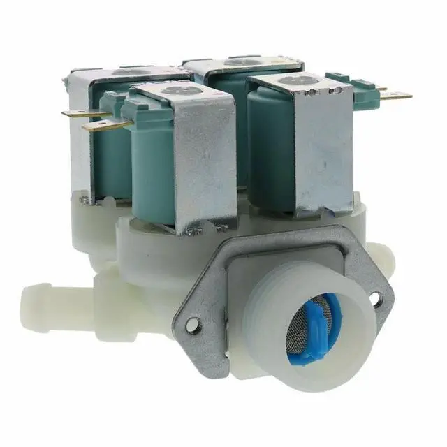 Alt view image 5 of 6 - DC62-00214M Washing Machine Water Inlet Valve For Samsung Washing Machine | Washer water valve Four Solenoid Coils, Washer Replacement for numbers AP5623062 PS4208704