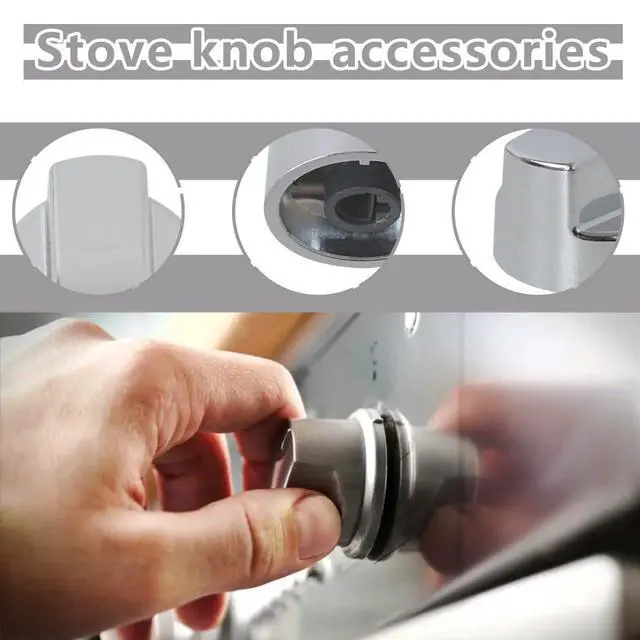 Alt view image 5 of 7 - KIP5D44 Fit for Wolf Hood Knob, Compatible with W362418 Fit for Wolf & 5D44 (2 Pack)