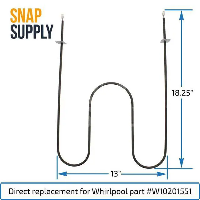 Alt view image 2 of 5 - Broil Element Replaces W10201551