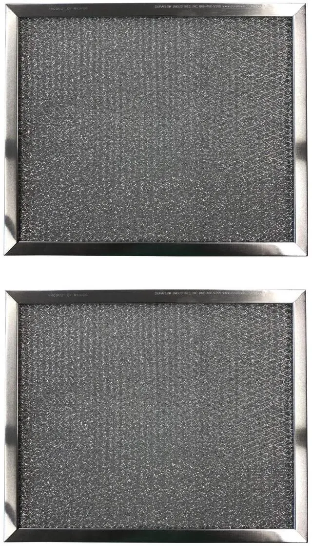 Main image of Replacement Aluminum Filters Compatible with Broan 99010159, S97007893, Estate 4342002, Nautilus 97007893, Roper 97007893, Whirlpool 4342002,G-8502,RHF0608-6-5/8 X 11-5/8 X 3/8 PTLS (2-Pack)