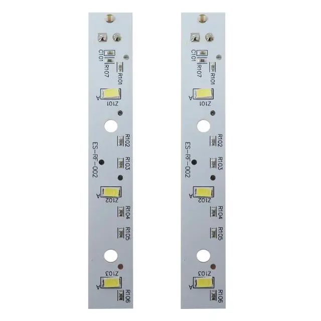 Alt view image 3 of 7 - 2pcs WR55X26671 Replacement Refrigerators LED Light Board Compatible for GE GSS23HGHKCWW GSS23HMHJCES GSS23HMHKCES GSS23HSHJCSS GSS23HSHKCSS GSS23HSHMCSS GSS23HSHNCSS GSS23HSHPCSS