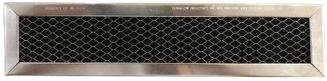Alt view image 2 of 6 - Carbon Filter Compatible with GE JX81D, WB02X10943, JVM1740, 1052888, AH783520, EA783520, PS783520 Replacement Charcoal Filter for Over-the-Range Microwaves 2.5"x11"x0.375" 8-Pack