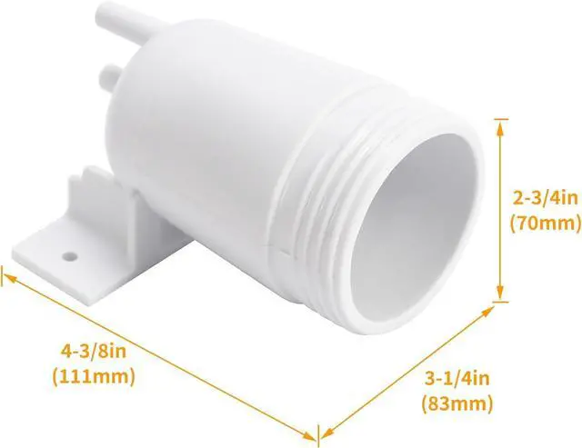 Alt view image 2 of 7 - 240434301 Refrigerator Water Housing Compatible with Frigidaire Refrigerator Freezer AP3267542 1036285 AH899353 EA899353 PS899353 White