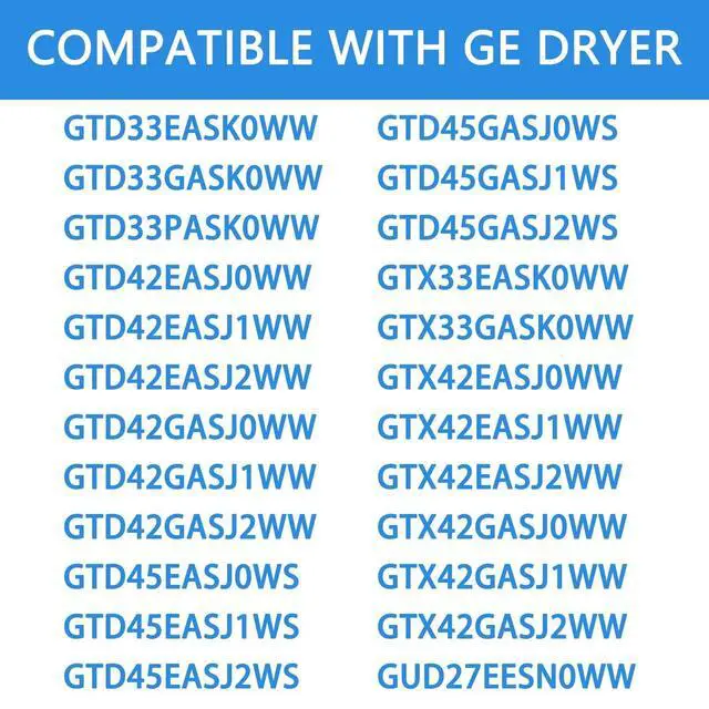Alt view image 6 of 6 - WE01X24552 Dryer Timer Control Knob for GE Dryer Knob Replacement 2PCS | Dryer Knob Replacement Replace Models GTD33EASK0WW GTD42EASJ2WW GTD45EASJ2WS GTD42EASJ0WW GTD42GASJ2WW