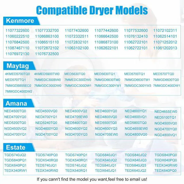Alt view image 7 of 7 - Belt Upgraded4392065 Dryer Repair Kit,Including Rollers 349241t,Idler 691366,Belt 341241,Replacement Parts for whirlpool,kenmore,admiral,amana,crosley,estate,inglis,kitchenaid,roper,maytag