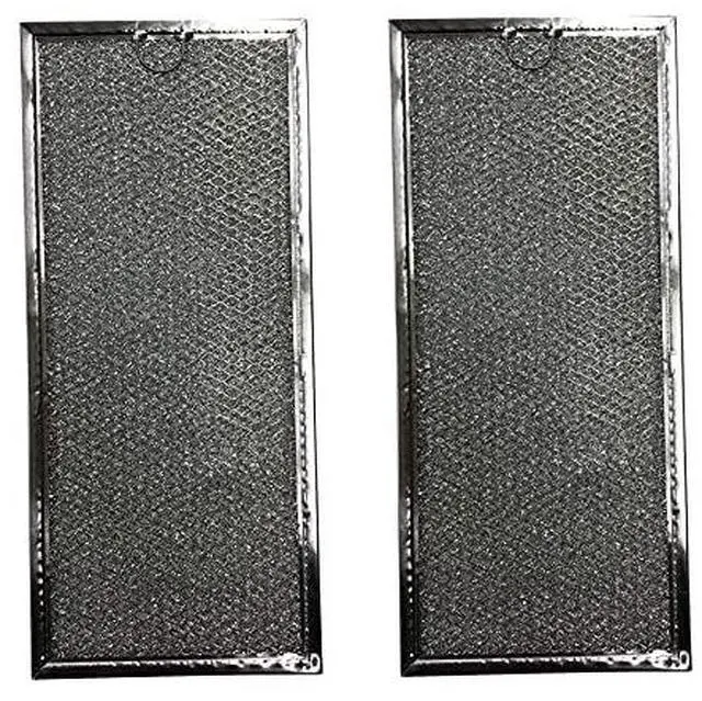 Main image of Range Hood Filter Replacement, 5 7/8 x 13 3/8 x 1/8 inches, 2 Pack, Compatible with GE, Whirlpool, Kenmore Elite Models