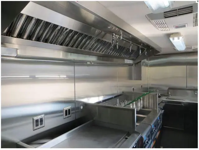 Alt view image 2 of 2 - Stainless Steel Baffle Hood Filter with Handles and Bottom Hanging Hook (10" tall x 16" long)