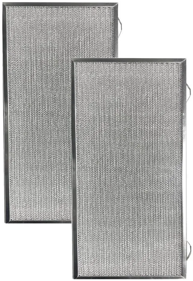 Main image of Replacement For WB13X5002, PS231410, EA231410, AP2020620, AH231410, 610054, 245011 Range Hood Aluminum Grease Filters 11-3/4 X 18-1/4 X 3/8 Inches 2-Pack
