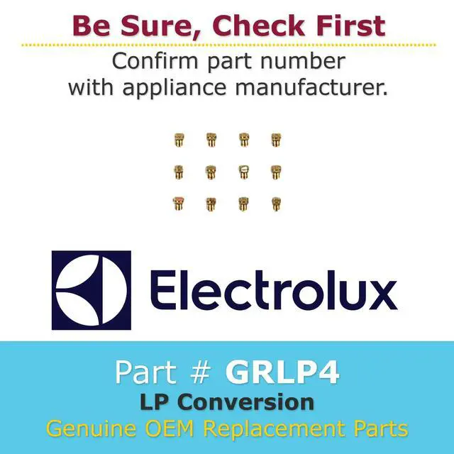 Alt view image 2 of 2 - GENUINE Electrolux GRLP4 LP Conversion