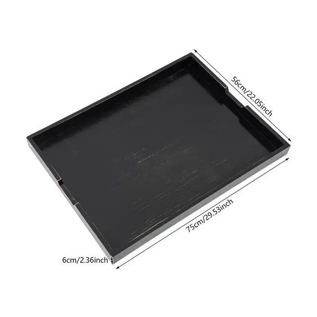 Alt view image 3 of 7 - Wooden Stove Top Covers, 29.5 x 22 Inch Noodle Board Stove Cover for Glasstop Stove and Electric Stove, Gas Stove Burner (Ebony)