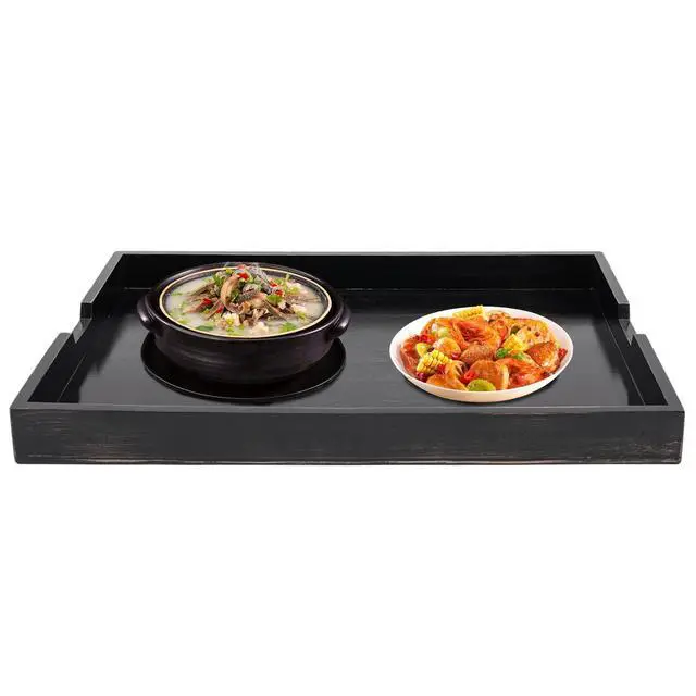 Alt view image 4 of 7 - Wooden Stove Top Covers, 29.5 x 22 Inch Noodle Board Stove Cover for Glasstop Stove and Electric Stove, Gas Stove Burner (Ebony)