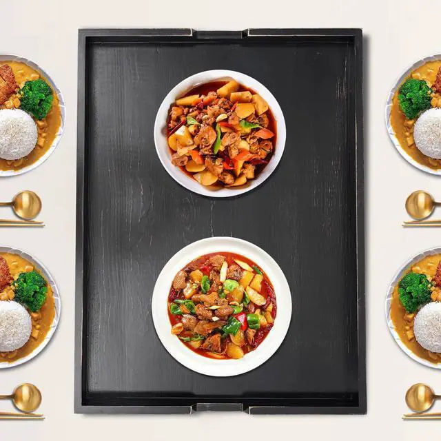 Alt view image 7 of 7 - Wooden Stove Top Covers, 29.5 x 22 Inch Noodle Board Stove Cover for Glasstop Stove and Electric Stove, Gas Stove Burner (Ebony)