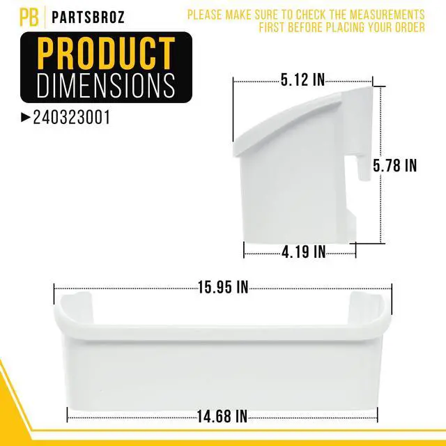 Alt view image 2 of 7 - Refrigerator Door Bin Shelf for Frigidaire FFHS2611PFCA