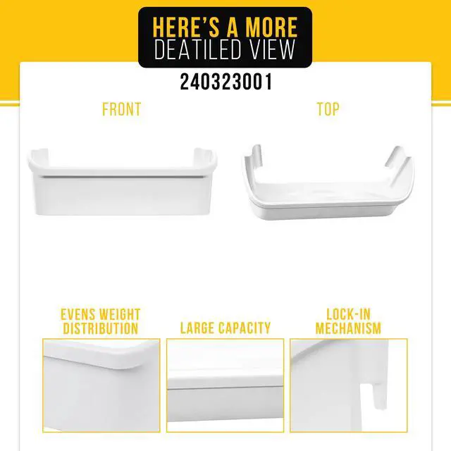 Alt view image 3 of 7 - Refrigerator Door Bin Shelf for Frigidaire FFHS2611PFCA