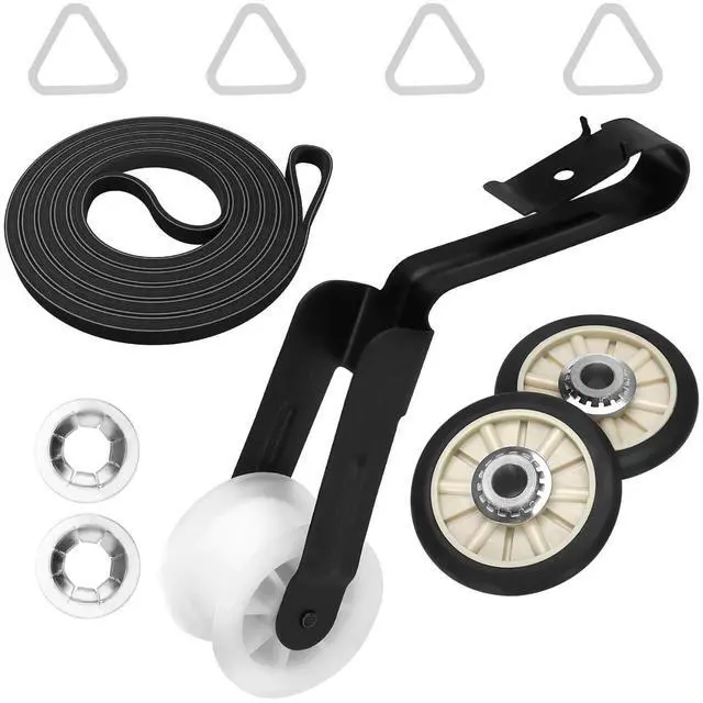 Main image of 4392065 Dryer Repair Kit with 341241 Dryer Belt, 349241t, 691366 - Dryer Parts for Whirlpool Kenmore Maytag Amana, Fit for Model wed4815ew1 ned4655ew1, Replaces AP3131942 AP6010582 WP691366 AP3098345
