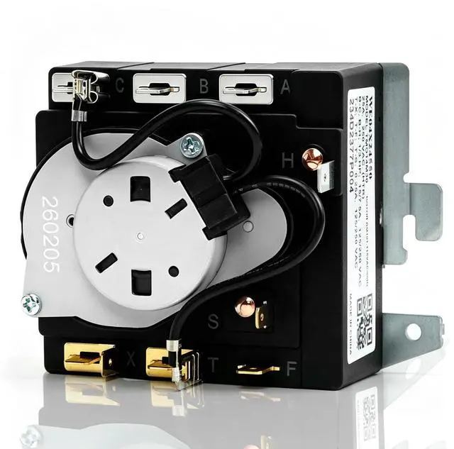 Main image of WE04X24550 Dryer Timer Compatible with GE Timer GTD42EASJ2WW GTD48EASW0WB | 234D2377P004 Replacement TMD14M30 WE04X24549 TMD16M12 234D2377P003, GTD42EASJ1WW GTD42GASJ2WW GTX42GASJ2WW