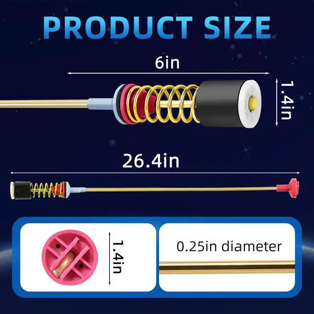 Alt view image 5 of 6 - Upgraded DC97-16350U DC97-16350S DC97-16350T WA50R5200AW/US WA50R5400AV/US Washer Suspension Rods for Samsung WA45T3200AW/A4 WA45N3050AW/A4 WA50R5400AW/US WA45T3400AP/A4 WA45T3400AV/A4 WA50T5300AC/US
