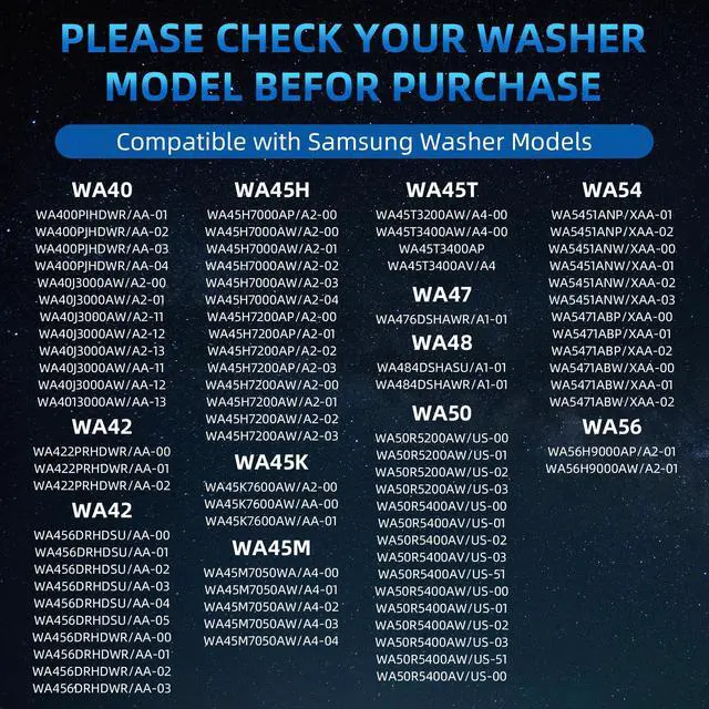 Alt view image 6 of 6 - Upgraded DC97-16350U DC97-16350S DC97-16350T WA50R5200AW/US WA50R5400AV/US Washer Suspension Rods for Samsung WA45T3200AW/A4 WA45N3050AW/A4 WA50R5400AW/US WA45T3400AP/A4 WA45T3400AV/A4 WA50T5300AC/US