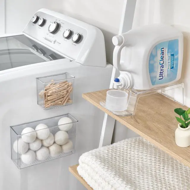 Alt view image 4 of 4 - Laundry Detergent Holder, Clear | Liquid Detergent Stand, Laundry Room Organization