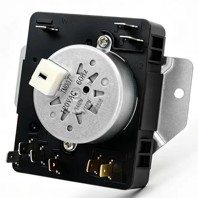 Main image of W10186032 WPW10186032 Dryer Timer Compatible with Kenmore Dryer Timer | 7MKGDS400DW0 11075102311 11065132411 110C65132411 110C72442511 11062342510, Replacement WPW10186032VP 162-412-1, 120VAC 60Hz