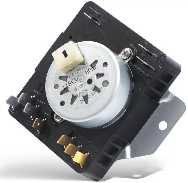Main image of WGD4815EW2 MGDC215EW2 MGDC300BW1 WGD4800XQ4 W10185981 Dryer Timer | Compatible with Kenmore Maytag Whirlpool Dryer Timer WGD4800BQ2 115VAC, WPW10185981 Replacement 418-095-20-B5 W10185981 E